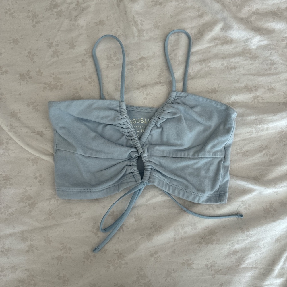 Aeropostale Soft Blue Bungee Cami